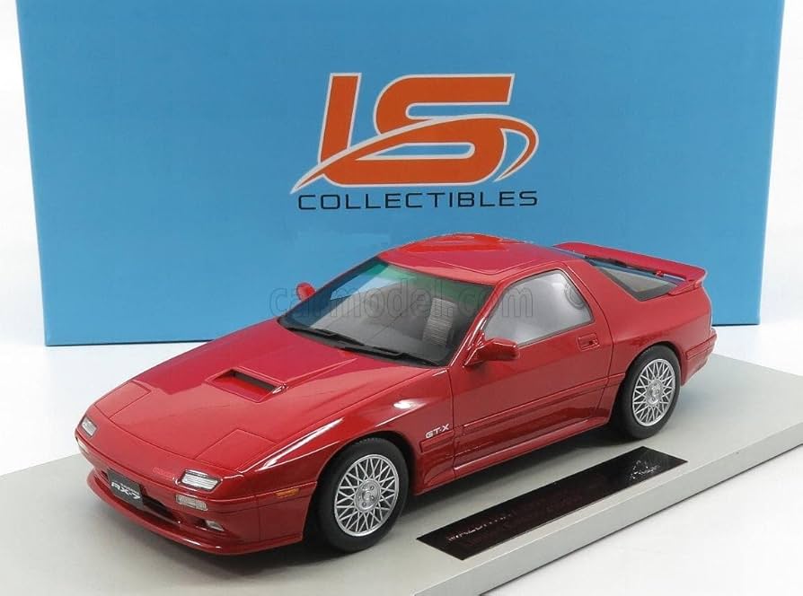 タイムセールマツダRX7 1994 赤 1/18 LS-COLLECTIBLES 1994 Mazda RX7 FDRS, Vintage Red 1:18 Diecast – Fast Lane